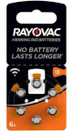 BAT.VL. RAYOVAC SLUŠ.AP HA 13 BL/6 10/1